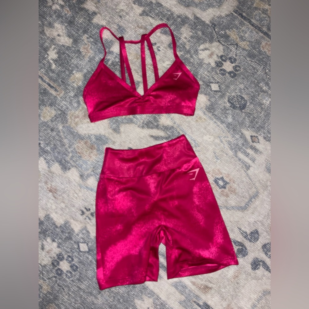 Gymshark Hot Pink Power Set XS